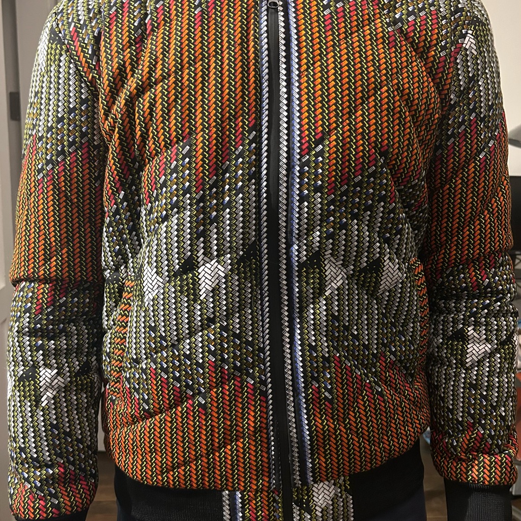 Multicolor Patterned Men's Jacket